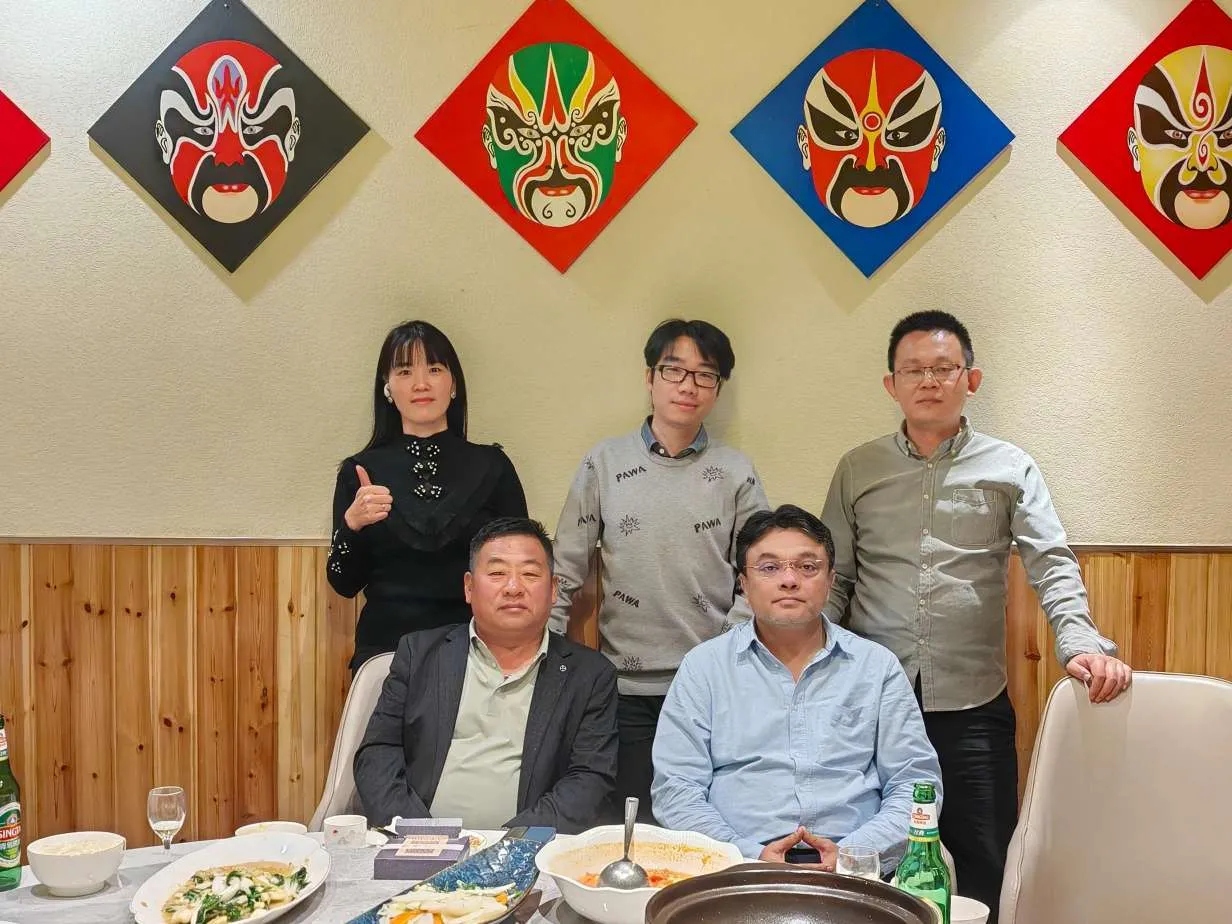 আমাদের ভারতীয় অংশীদারদের কারখানায় স্বাগত জানাতে পেরে খুব আনন্দ হয়েছিল