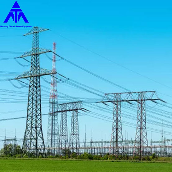 220 KV হট ডিপ অ্যাঙ্গেল গ্যালভানাইজড স্টিল হাই ভোল্টেজ ইলেকট্রিক পাওয়ার ট্রান্সমিশন লাইন টাওয়ার