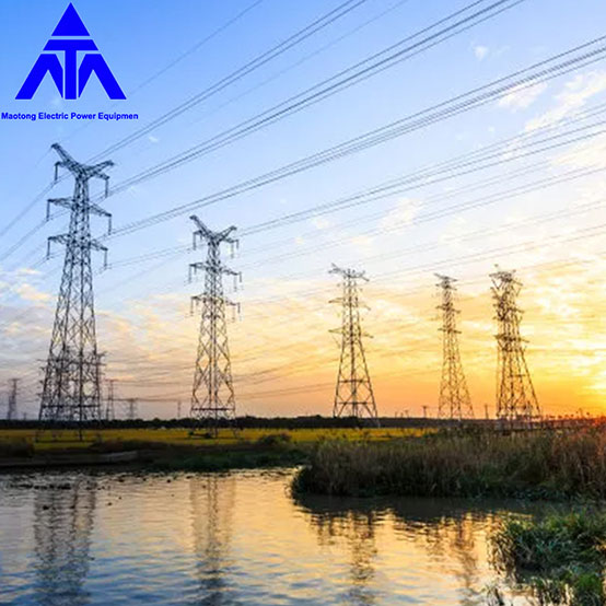 35KV 66KV ইলেকট্রিক পাওয়ার ফল অ্যারেস্ট অ্যাঙ্গেল স্টিল টাওয়ার