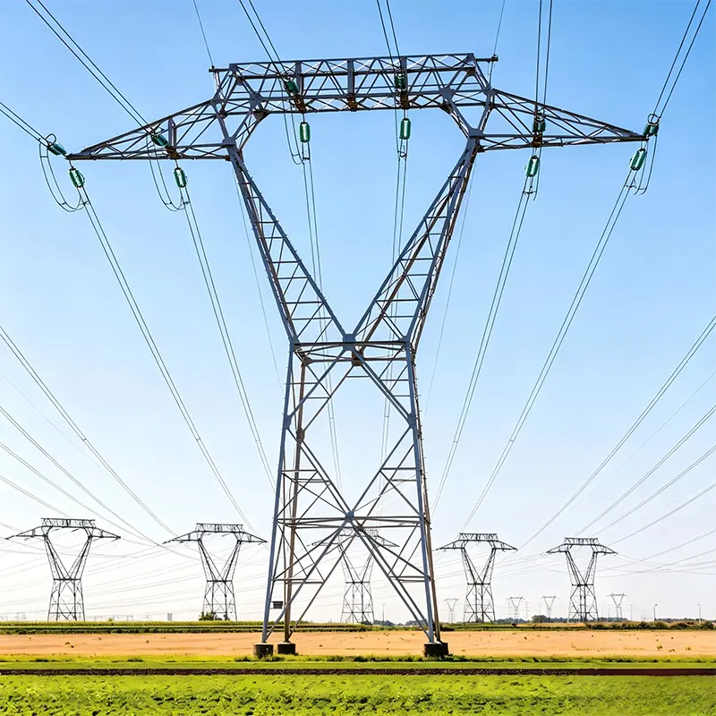 400kV উচ্চ ভোল্টেজ ট্রান্সমিশন লাইন টাওয়ার