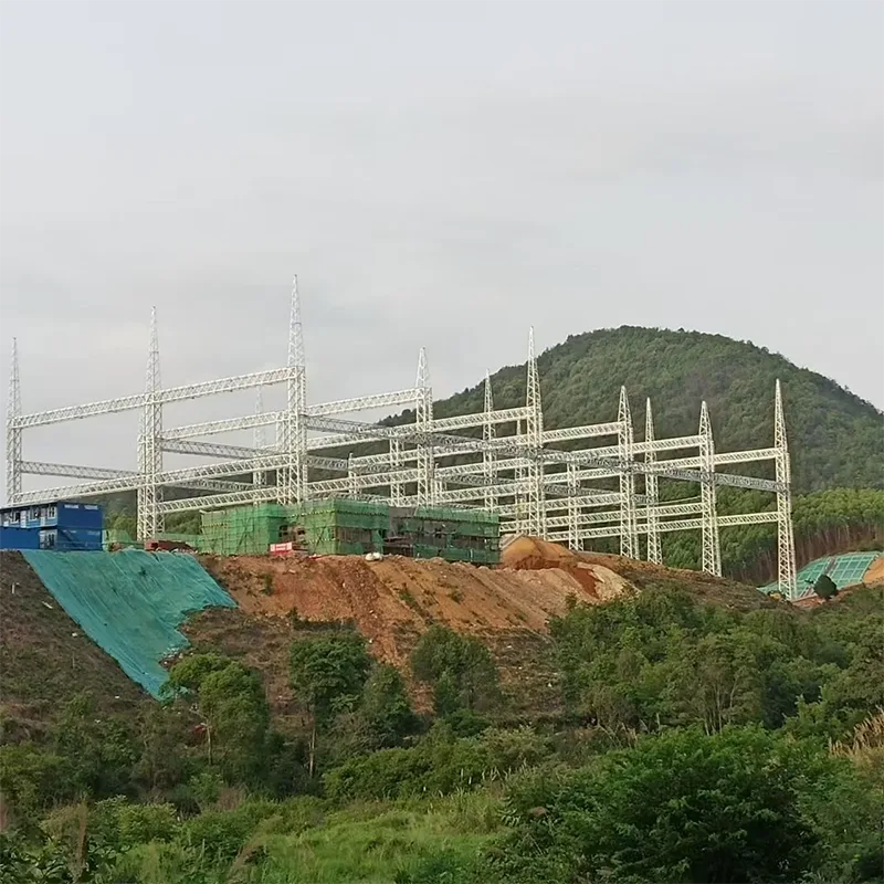 বৈদ্যুতিক ট্রান্সমিশন সাবস্টেশন ইস্পাত কাঠামো