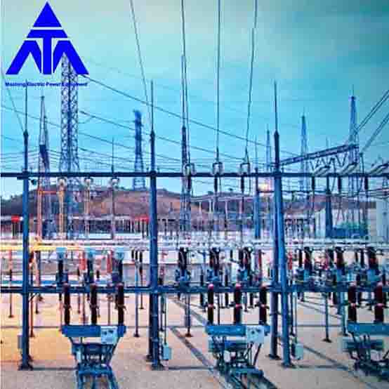 বৈদ্যুতিক সাবস্টেশনের জন্য গ্যালভানাইজড 400KV ইস্পাত কাঠামো