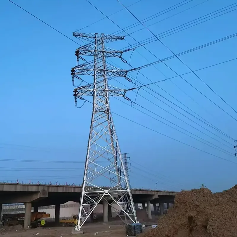 হট-ডিপ গ্যালভানাইজড অ্যাঙ্গেল স্টিল টাওয়ার