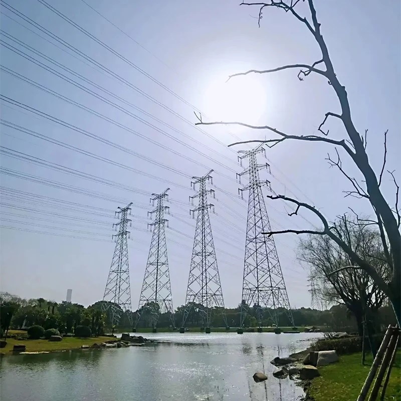 ধাতু পর্যবেক্ষণ ইস্পাত পাইপ টাওয়ার
